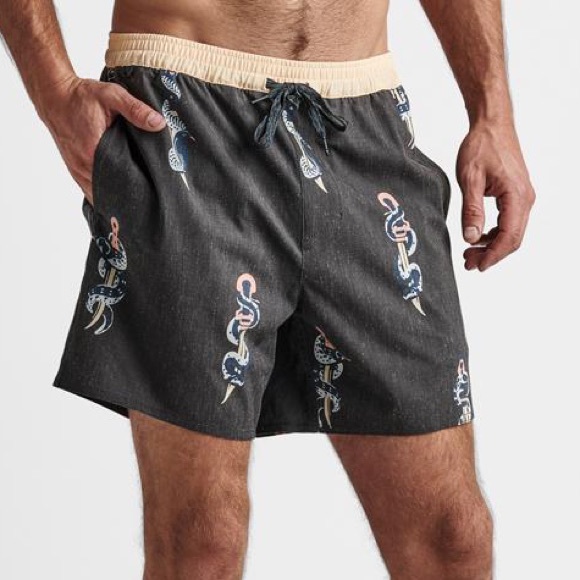 Roark Other - Roark Shorey Boardshorts 16" Snake & Dagger Black
